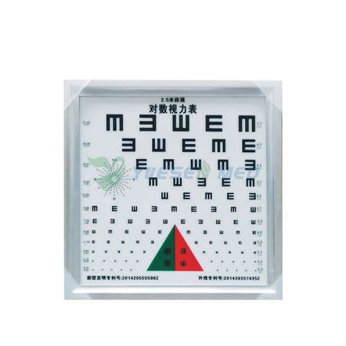 YSENMED YSENT-SLB4 Medical Ophthalmic LED Vision Chart,Gráfico de visão ...